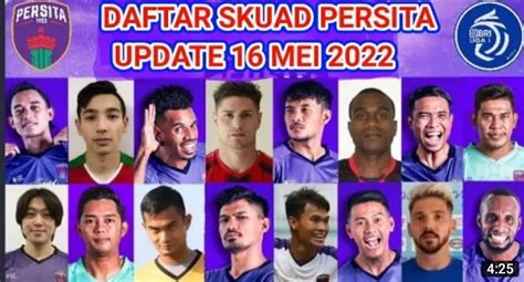 Update Daftar Pemain Persita Tangerang Di Liga