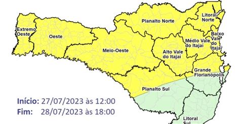 Defesa Civil Emite Aviso Meteorol Gico Para Temporais Isolados E Chuva