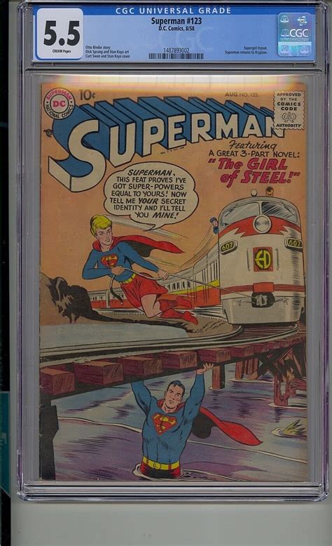 Superman Cgc Supergirl Tryout Superman Returns To Krypton