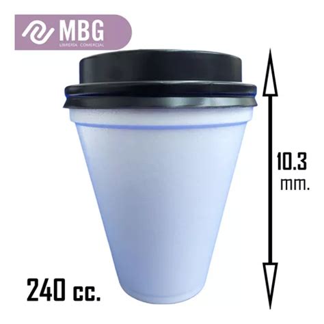 Vasos Descartables Termicos Para Cafe Con Tapa Cc X En Venta En