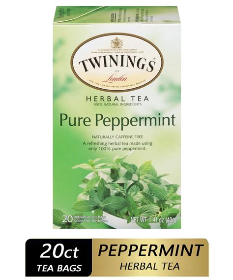 Twinings Of London Pure Peppermint Herbal Tea Bags Ct Oz