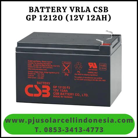 Battery Ups Vrla Csb Gp12120 12v 12ahvrla Battery