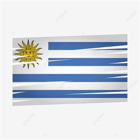 Vector De Bandera Uruguaya Con Fondo Transparente Png Uruguay