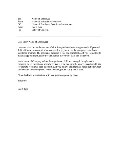 Letter Of Concern Form Fill Out And Sign Printable Pdf Template Airslate Signnow