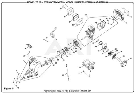 Homelite 26cc String Trimmer Parts | Reviewmotors.co