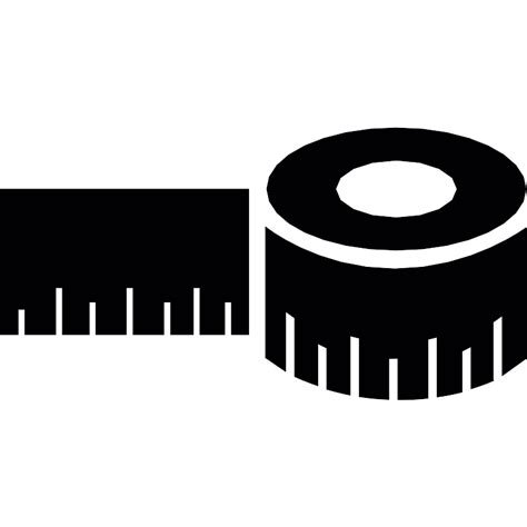 Measuring Tape Rolled Vector Svg Icon Svg Repo