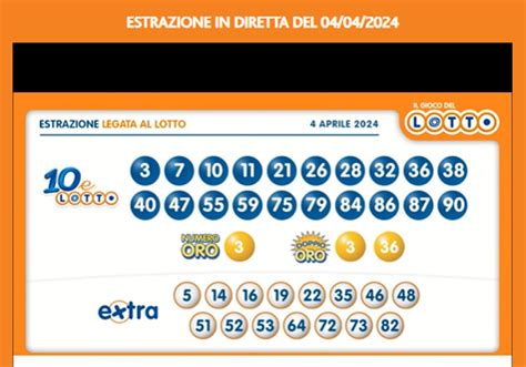 Estrazioni Lotto Oggi E Numeri Superenalotto Di Gioved Aprile