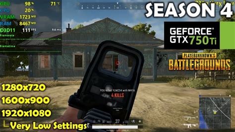 Gtx Ti Pubg Season P P P Very Low Settings