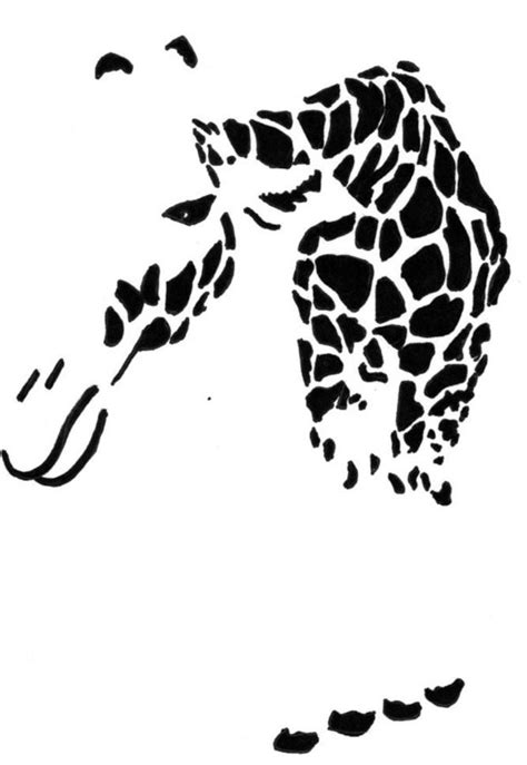 Giraffe Closure Figure Ground Principles Of Design Teaching Art