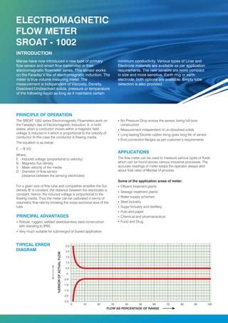 Full Bore Smart Electromagnetic Flow Meter PDF