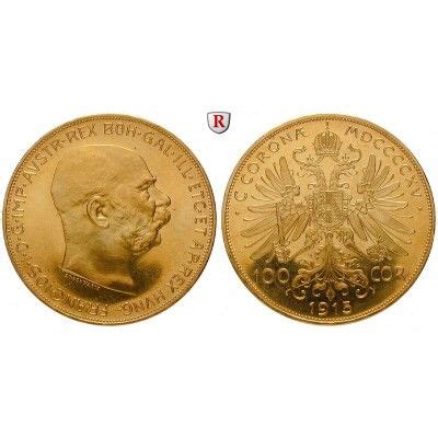 Österreich Kaiserreich Franz Joseph I 100 Kronen 1915 30 49 g fein