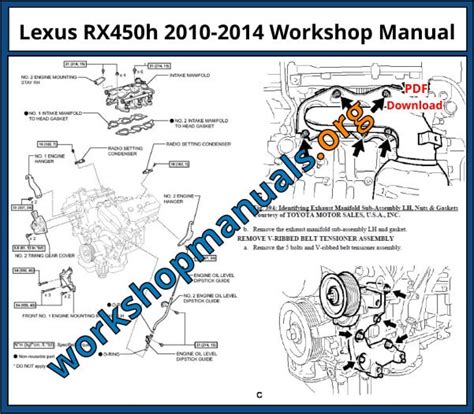 Lexus Rx 450h Workshop Repair Manual Download Pdf 2010 2014