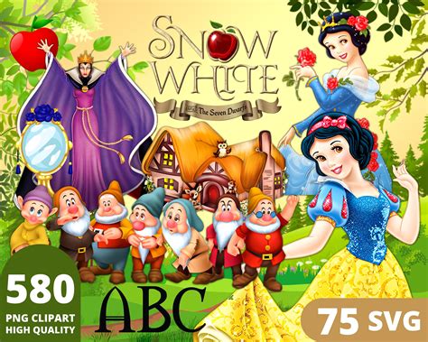 Snow White Clipart Png Snow White Layered Svg Princess Etsy Australia