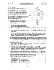 Lab 4 Electric Potentials Fields Physics 1BL Pre Lab Activity