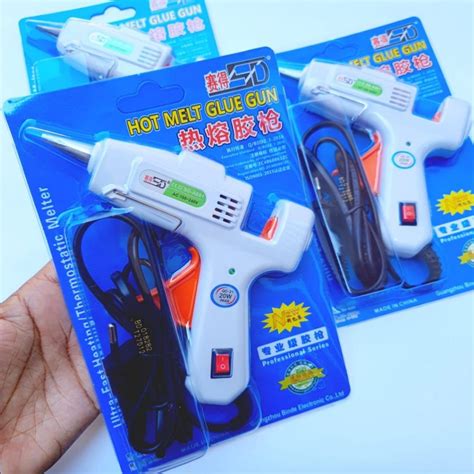 PISTOLA DE COLA QUENTE HOT MELT GLUE GUN PEQUENA UNIDADE Shopee Brasil