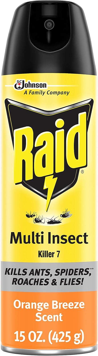 Raid Multi Insect Killer Kills Ants Spiders Roaches And Flies For Indoor And