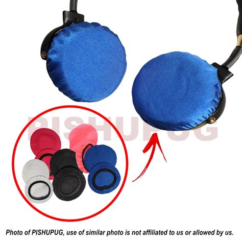 1 Pair 2pc Washable Stretchable Fabric Sweatproof Headphone Covers Earcup Earpad Fit 9 11cm