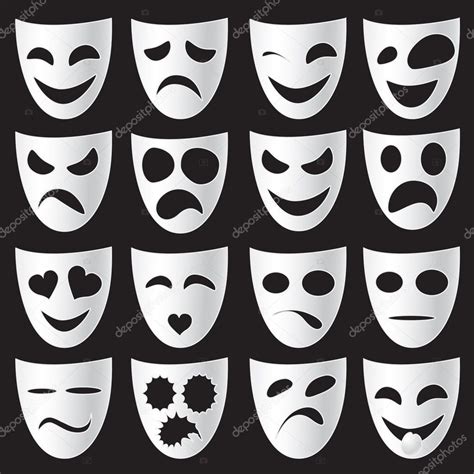 Theatre Masks Stock Vector Image By Shponglerrr 4426468