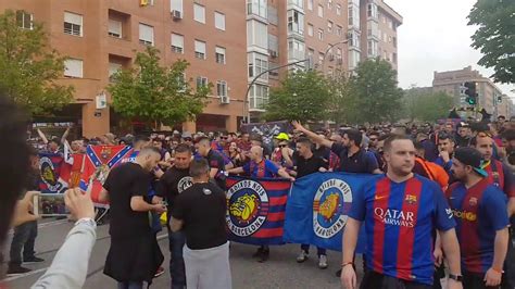 Boixos Nois Barcelona Ultras In Madrid Copa Del Rey Sevilla Barça