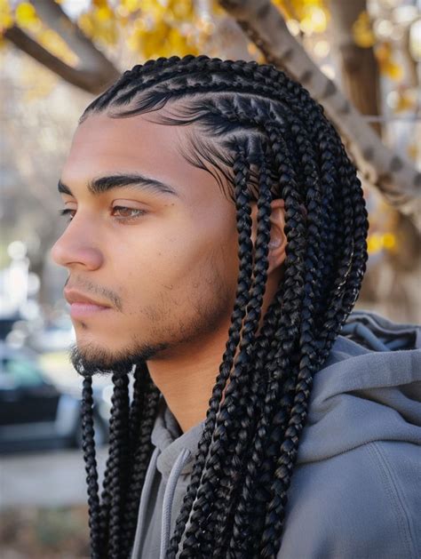 Exploring Creative Braid Ideas For A Black Man Featuring Cornrows