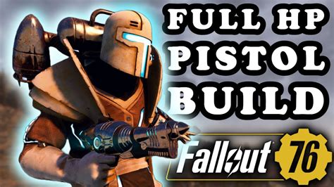 Amazing Full Hp Gunslinger Pistol Build With Alien Blaster Fallout