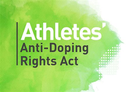 WADA Publishes Final Designed Version Of Athletes Anti Doping Rights