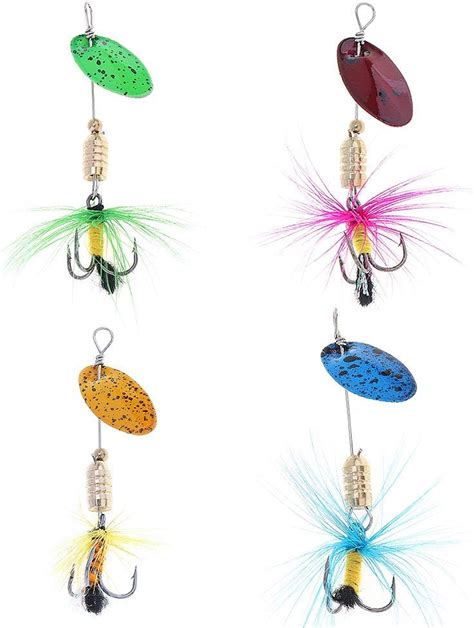 Origlam Pcs Fishing Lures Spinnerbait Lures For Bass Trout Salmon