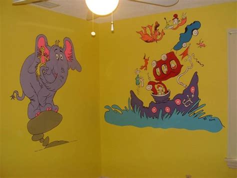 Dr Seuss Mural Dr Seuss Mural Mural Home Decor Decals