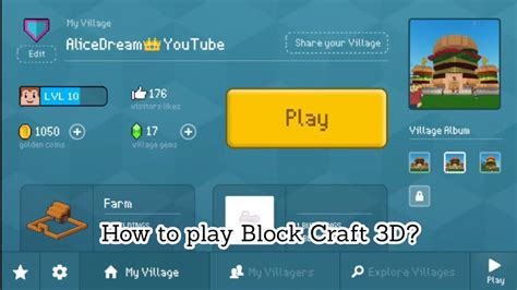 🌳 How To Play Block Craft 3d Tutorial Block Craft 3d Building Game