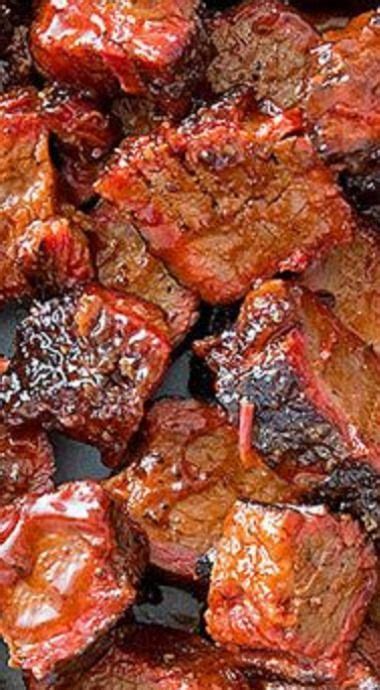 Weekend Recipe Barbecued Burnt Ends Smoked Food Recipes Brisket