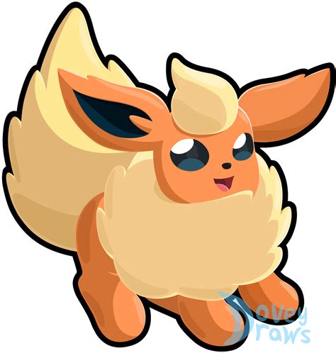 Flareon Chibi By Doveydraws On Deviantart