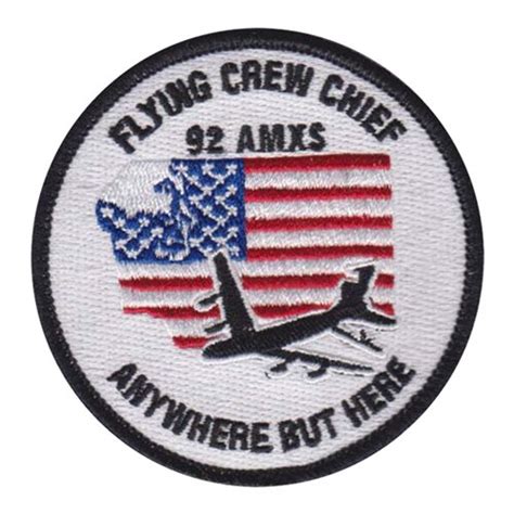 92 Amxs Fcc Manager Anytime Anywhere Patch 92nd Aircraft Maintenance