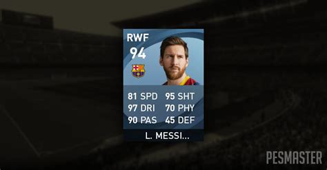 Lionel Messi Pes Stats