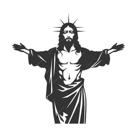 Jesus Christ Silhouette Illustration