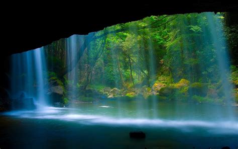 Fondos De Pantalla Luz De Sol Paisaje Bosque Cascada Naturaleza