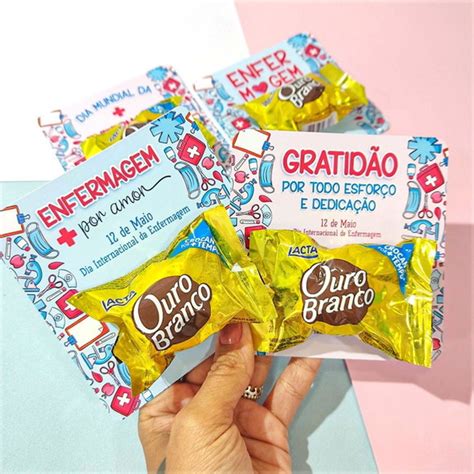 Cart O Chocolate Dia Da Enfermagem Elo Produtos Especiais