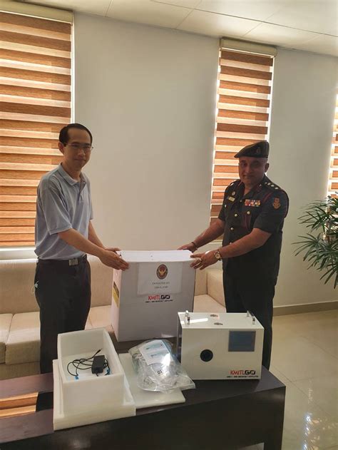 The Royal Thai Embassy Donated A Mini Ventilator To The Army Hospital