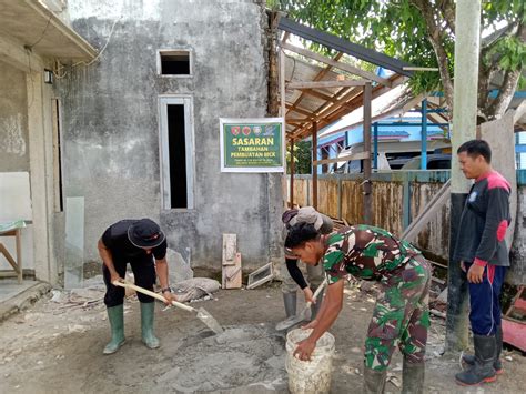 Satgas Tmmd Ke Wiltas Kodim Malinau Tetap Bekerja Di Hari