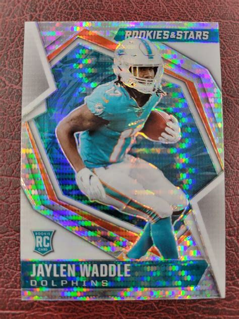 Jaylen Waddle Rookies Stars Rookie Rc Pulsar Miami Dolphins