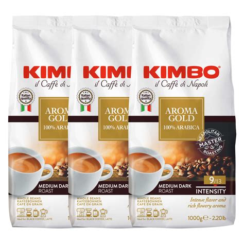 ZESTAW Kawa Ziarnista Kimbo Aroma Gold 3x1kg Konesso Pl