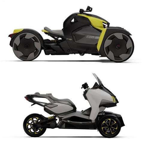 Brp Unveils Electric Concepts With Electric Motorcycle Go