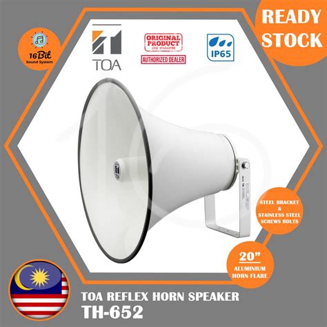 Toa Horn Set Reflex Horn Speaker With Watt Watt Watt Toa