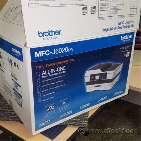Brother Mfc J6920dw Wide Format Colour Multifunction Printer Allsold