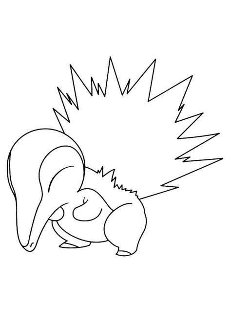 Pokemon Coloring Pages Cyndaquil At Getcolorings Free Printable The