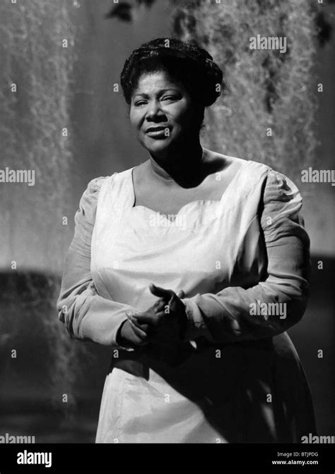 American gospel singer Mahalia Jackson, (1912-1972), New York, March 14 ...