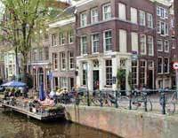 Egelantiersgracht Is A Canal In The Jordaan In Amsterdam The Netherlands