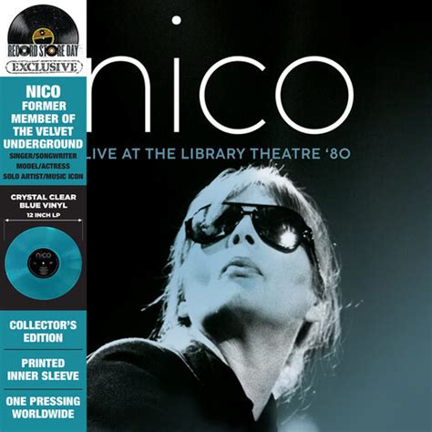 NICO / LIVE AT THE LIBRARY - Rain Dog Records