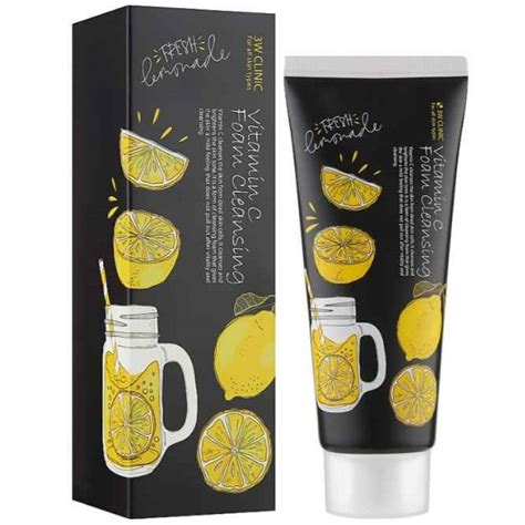 3W Clinic, Foam Cleansing Vitamin C (100 мл), очищающая пенка для ...