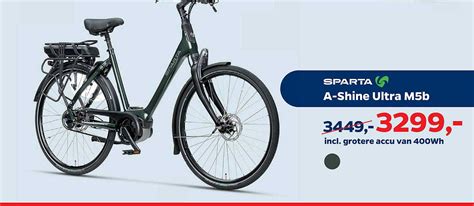 Sparta A Shine Ultra M B Fiets Aanbieding Bij Bike Totaal Folders Nl