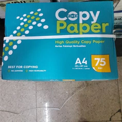 Jual Kertas A4 70gr Copy Paper 1 Dus Kertas Hvs A4 70gr Copy Paper